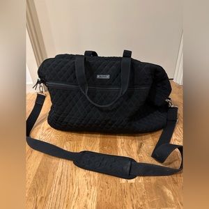 Vera Bradley Quilted Duffel Bag - Black